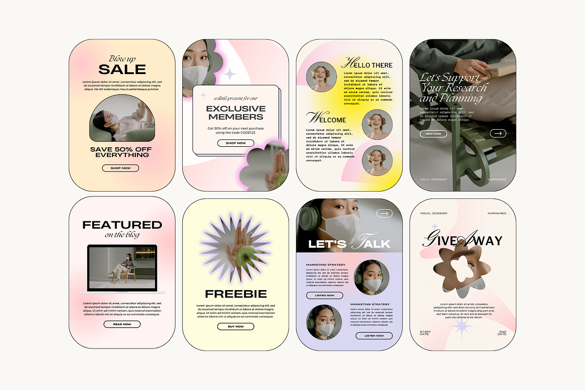 Retro Email Newsletter Pack, an Email Template by marmaries (Photo 3 of 6)