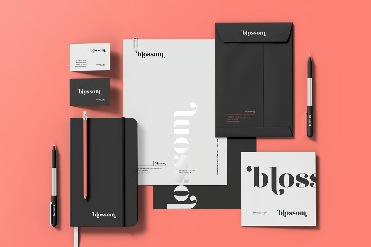 Stationary Branding Mock-up, an Advertising Mockup by zippypixelstudio (Photo 9 of 10)