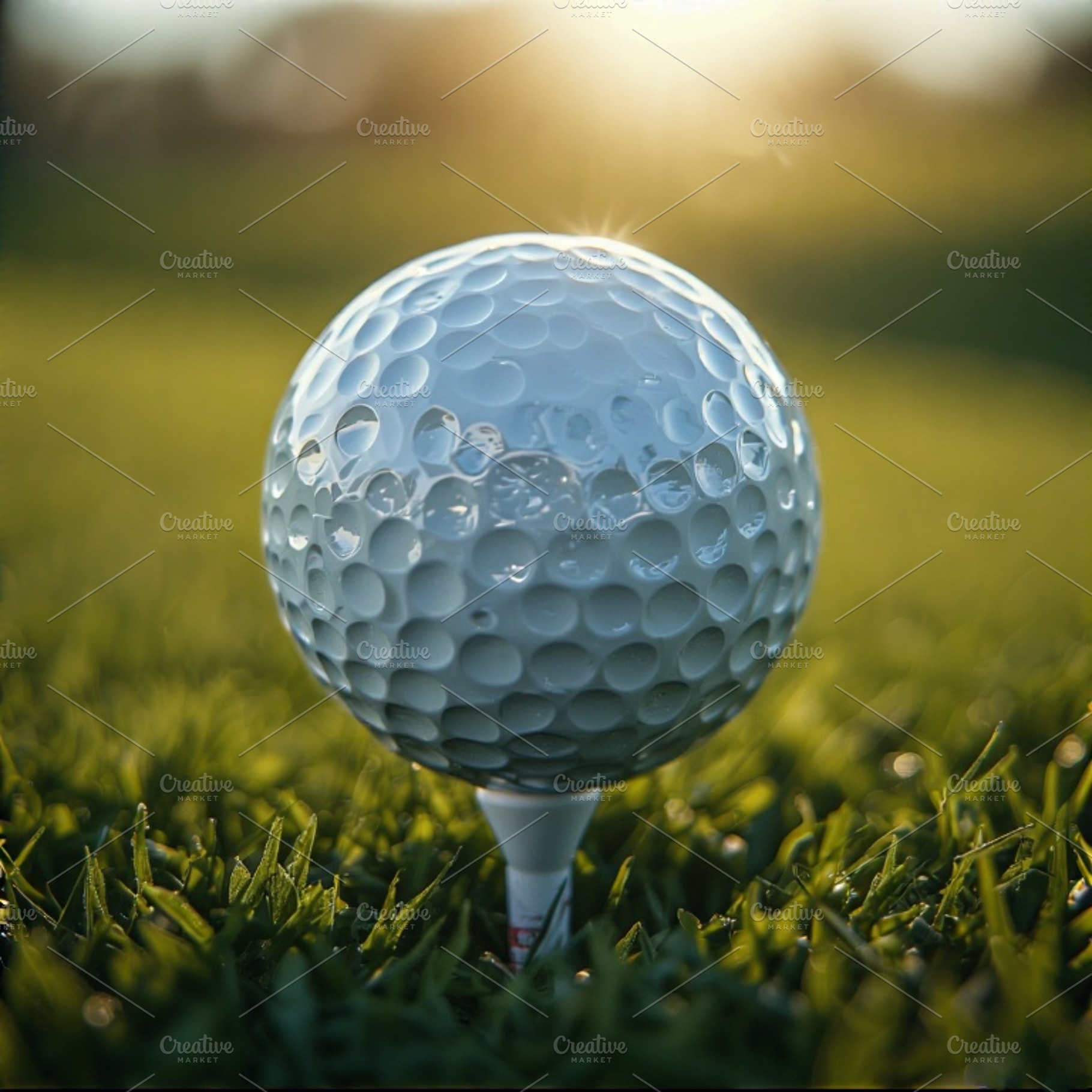 Golf ball stock image, a Photo by ComfortQ
