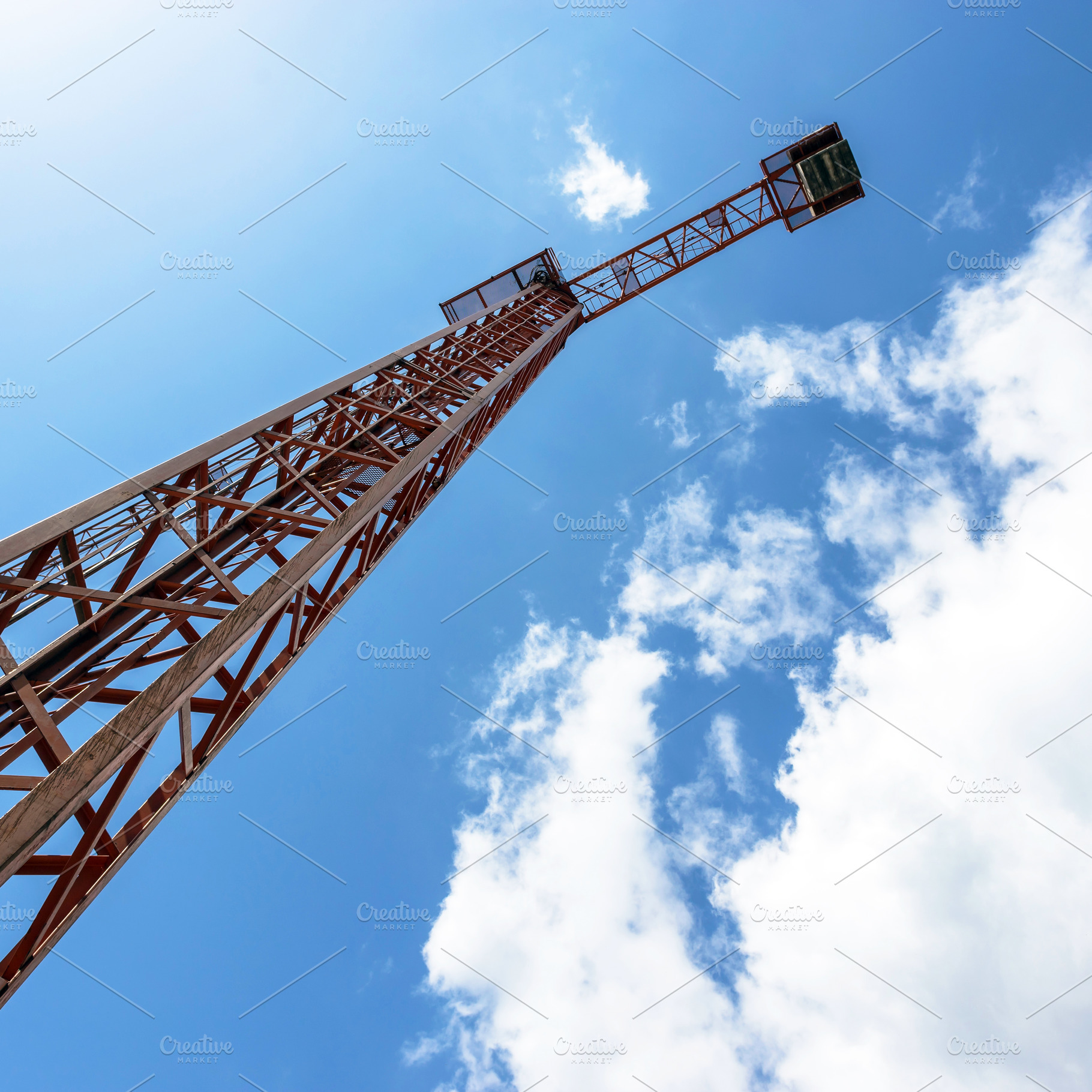 Construction crane, an Industrial Photo by KYNA STUDIO