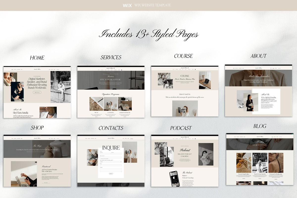 Wix Website Template for Coaches, a Wix Template by Presentibox (Photo 10 of 10)