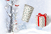 Winter floral compositions and decor, a Decorative Illustration by Watercolor arts (Thumbnail 10 of 11)