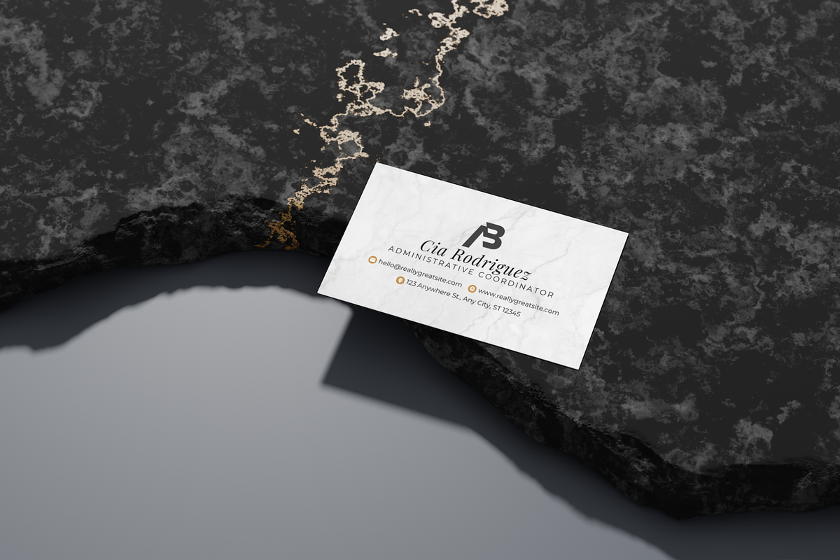 Minimalist Business Card Canva, a Business Card Template by The Blog Creative (Photo 5 of 6)