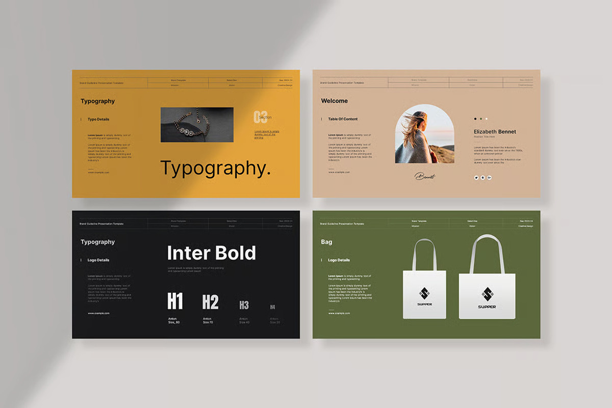 Brand Guideline Keynote Presentation preview 2