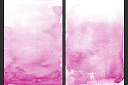 Pink Ombre Watercolor Backgrounds, a Texture Graphic by M. by mprintly (Thumbnail 3 of 6)