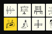 Math Doodles, an Outline Icon by Vectors Market (Thumbnail 9 of 9)