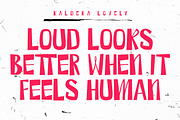 Kaldera Lovely –Playful Display Font, a Sans Serif Font by decographstud (Thumbnail 9 of 10)