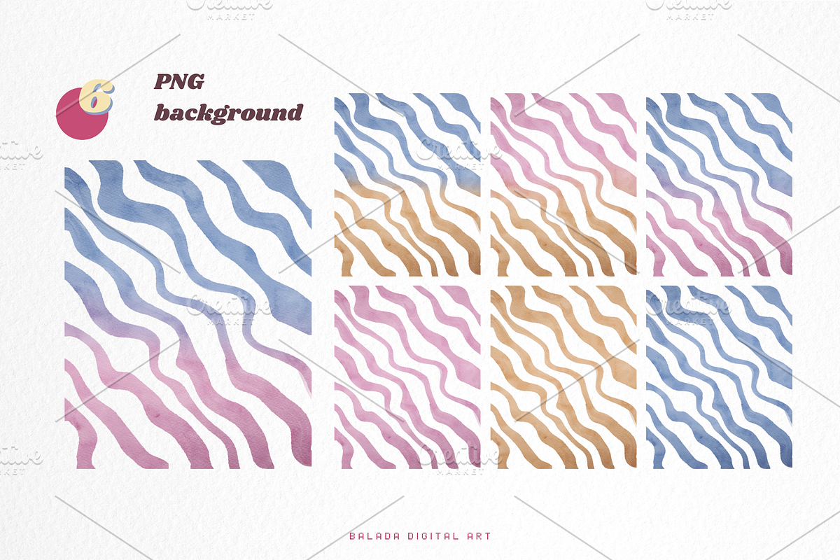 Y2k Retro Watercolor Clipart bundle, a Technology Illustration by Balada Digital Art (Photo 8 of 16)