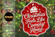 Christmas Feels Like Coming Home SVG, an Object Graphic by OK Design (Thumbnail 2 of 3)