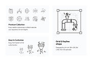 Linear Calculus Icons, an Outline Icon by Prosymbols (Thumbnail 3 of 5)