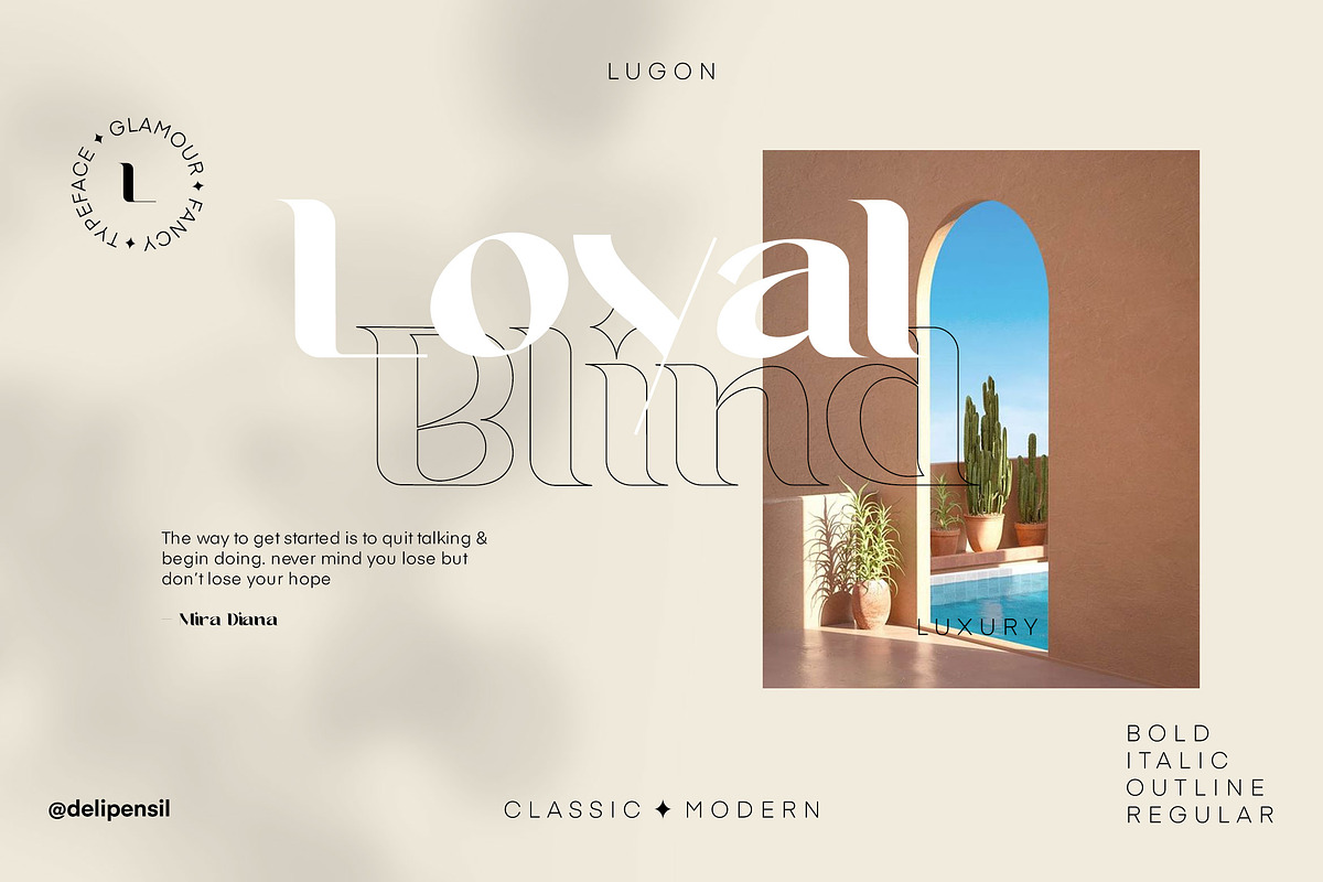 10+ MODERN FONT BUNDLE SALE, a Serif Font by delipensil (Photo 16 of 27)