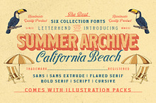 Summer Archive Font Collection