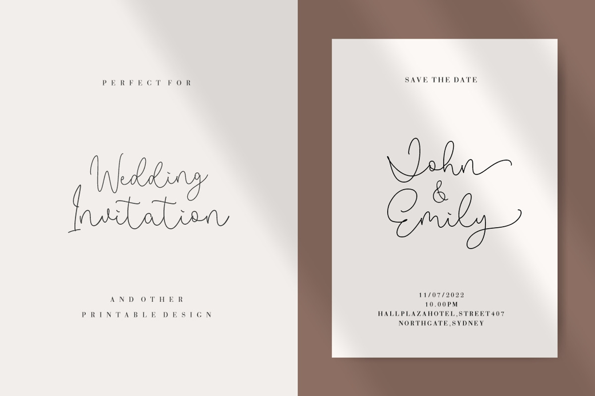 Rattiar Signature Script, a Script Font by Creatype Studio (Photo 3 of 9)