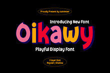 Oikawy - Playful Display Font