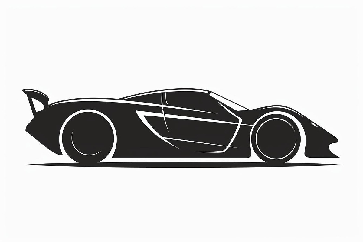 Black Sport Car Silhouette, an Illustration by BIPLOB EXPERT (Photo 13 of 13)