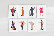 Halloween people set + patterns, a Person Illustration by Good Studio (Thumbnail 19 of 19)