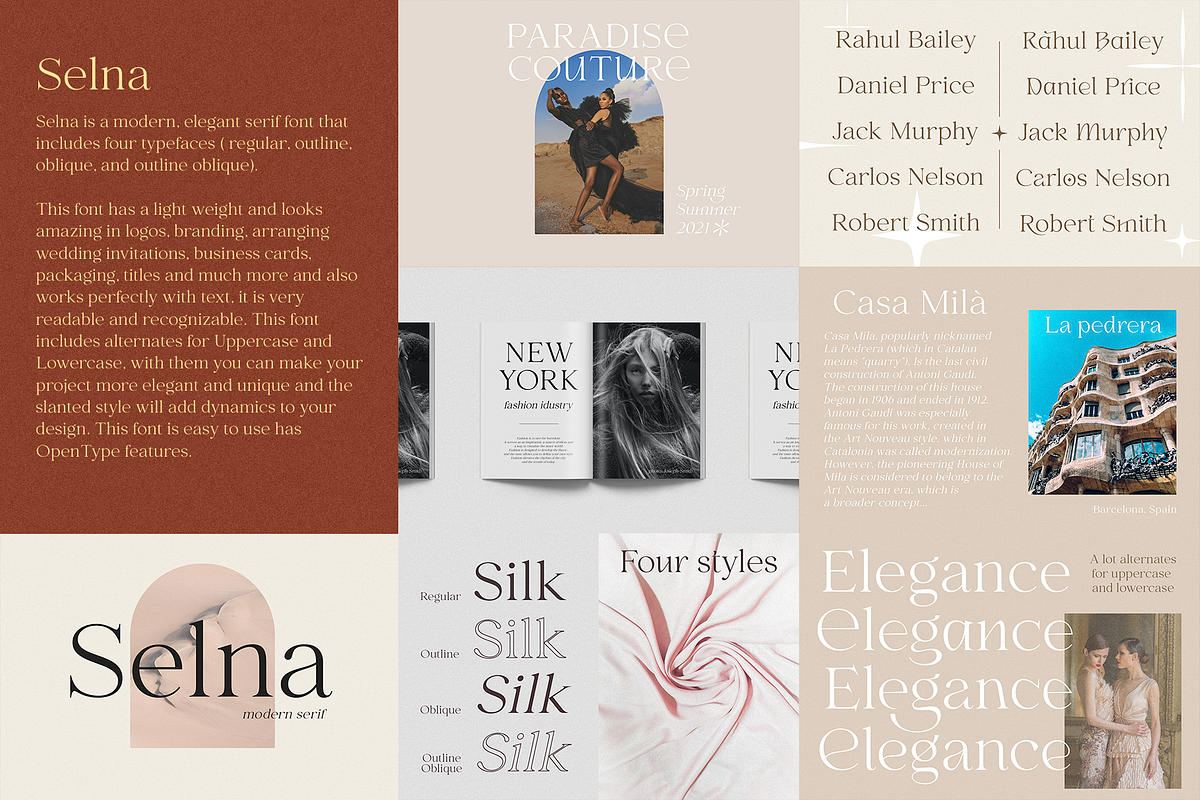 Elegant Serif Bundle, a Serif Font by Larin Type Co. (Photo 4 of 18)