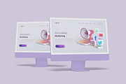 iMac Desktop Mockup Bundles, a Mac Mockup by Graphic Aesthetic (Thumbnail 20 of 22)