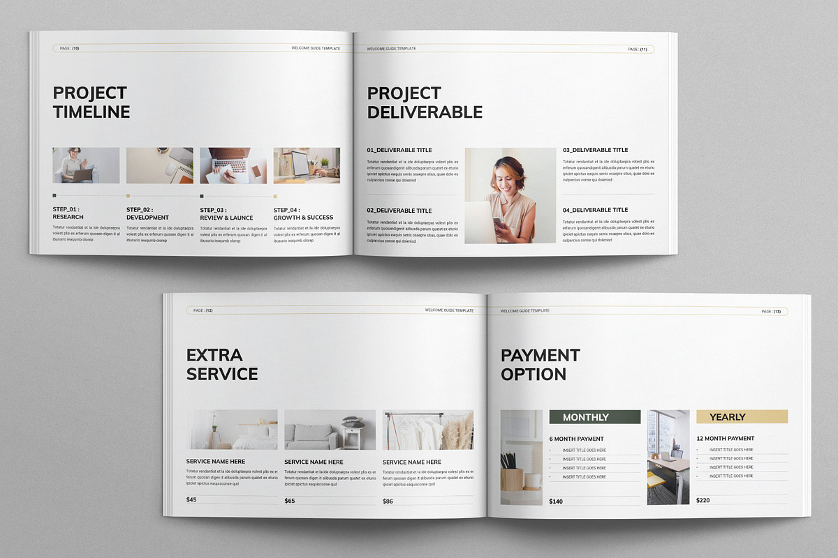 Welcome Guide Template Landscape, a Magazine Template by E-Type (Photo 5 of 7)