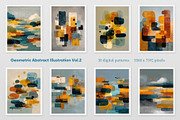 Geometric Abstract Illustration 1, a Decorative Illustration by Housui Patterns (Thumbnail 2 of 10)