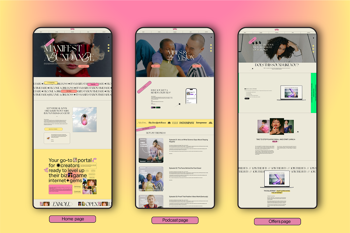 Premium Squarespace Template - JUNO, a Squarespace Template by dunagency (Photo 3 of 9)