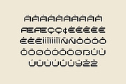 Transonite Futuristic Display Font, a Serif Font by UICreative (Thumbnail 10 of 13)