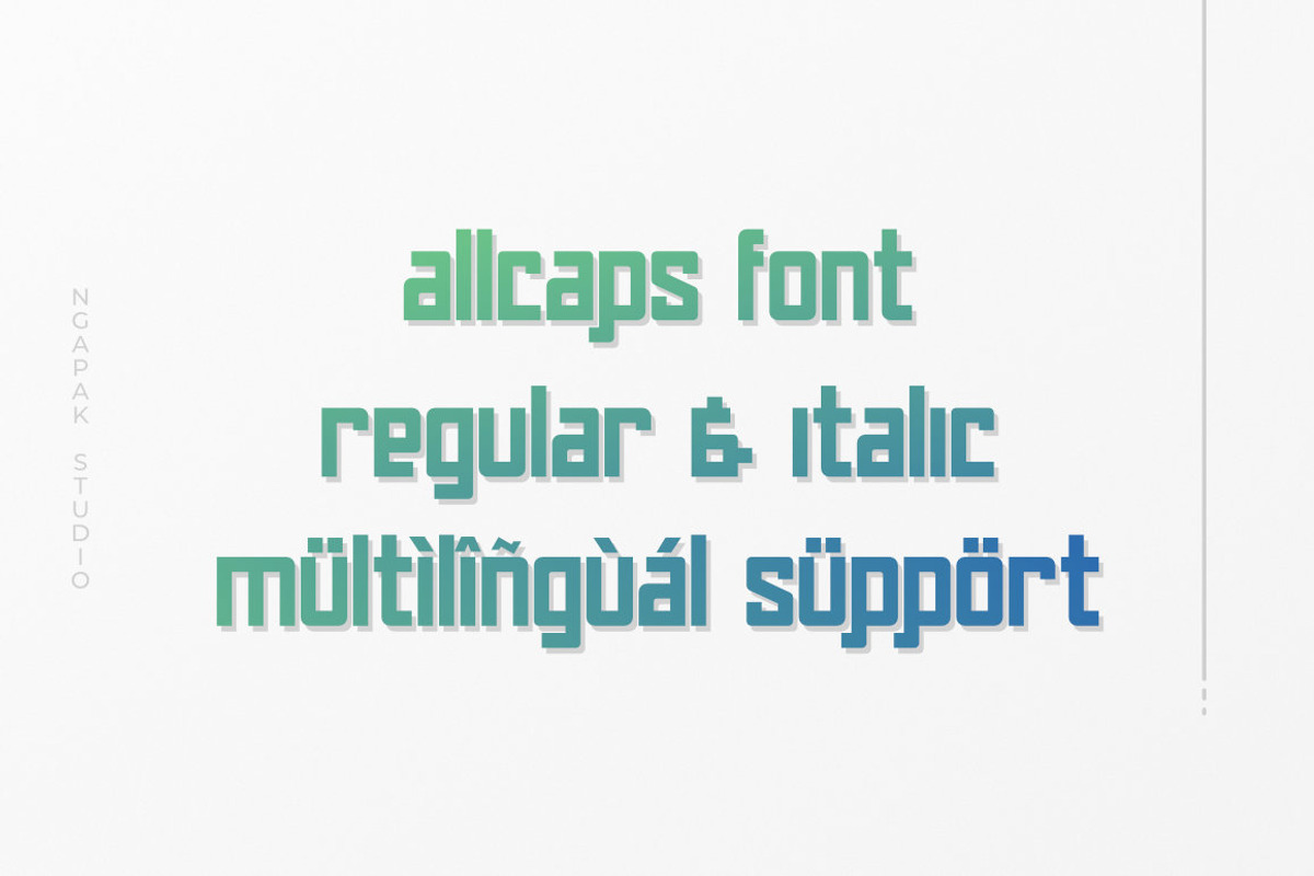 Banyumas Typeface | E-sport Typeface, a Symbol Font by Ngapak Studio (Photo 10 of 11)