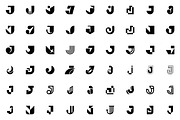 Set of letter J logo, a Branding & Logo Template by NataliiaVolyk (Thumbnail 2 of 3)