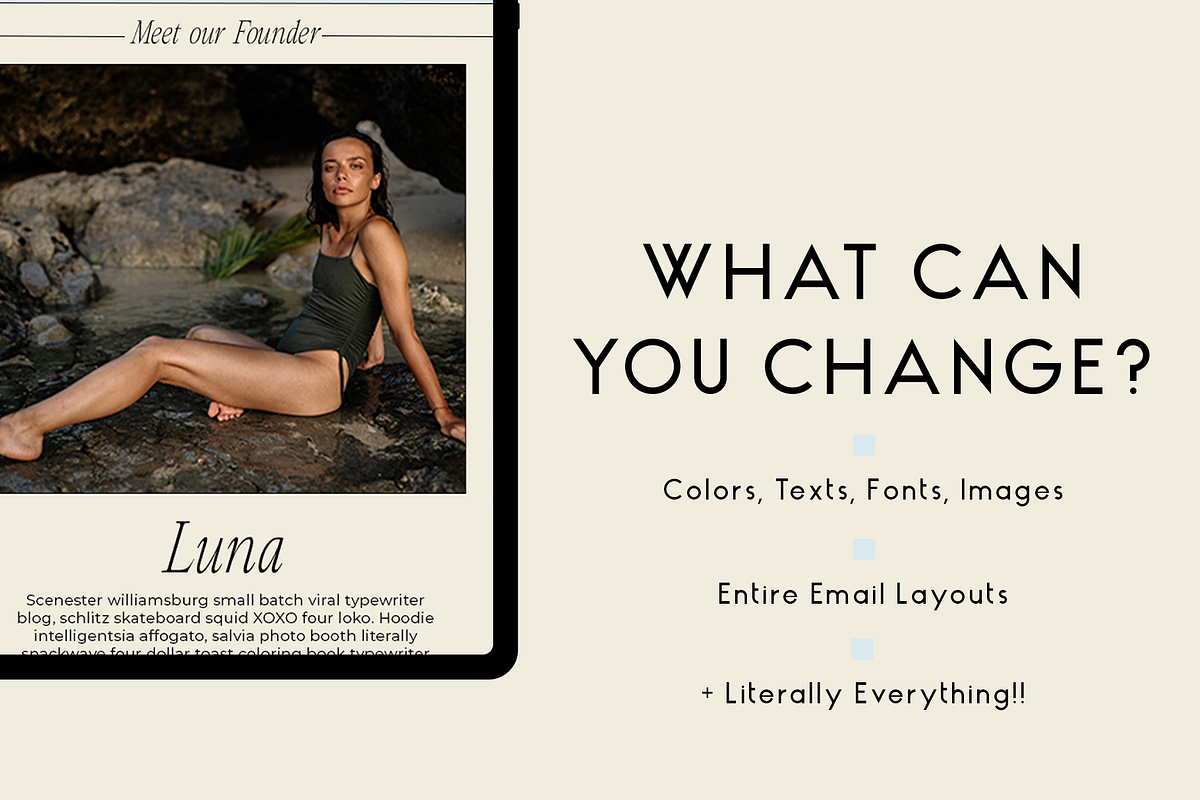 Beach House Welcome Email Templates, an Email Template by Scribble Society (Photo 4 of 5)
