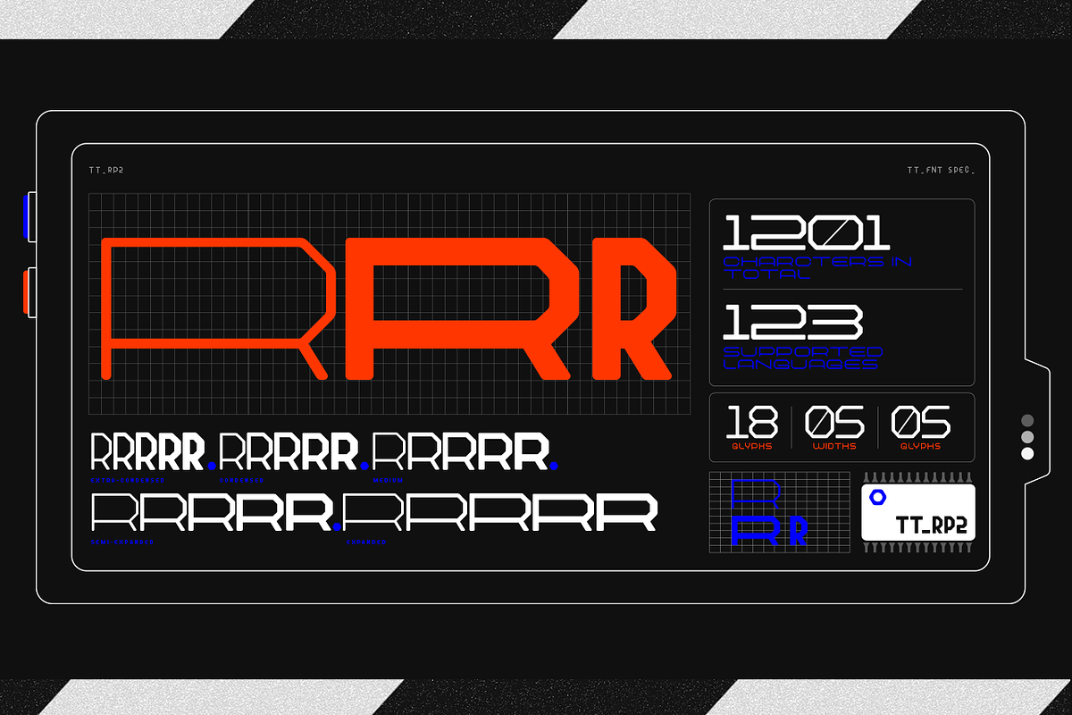 RQND Pro 2 - Type System (20 fonts ), a Sans Serif Font by Tondi Type Studio (Photo 2 of 25)