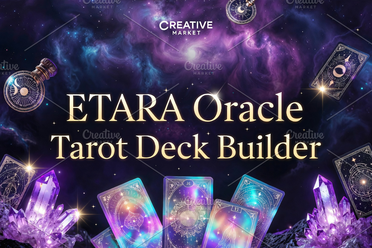 ETARA Tarot Deck Builder–Crystal Kit, an Object Graphic by ETARA by Mea Hau (Photo 2 of 44)