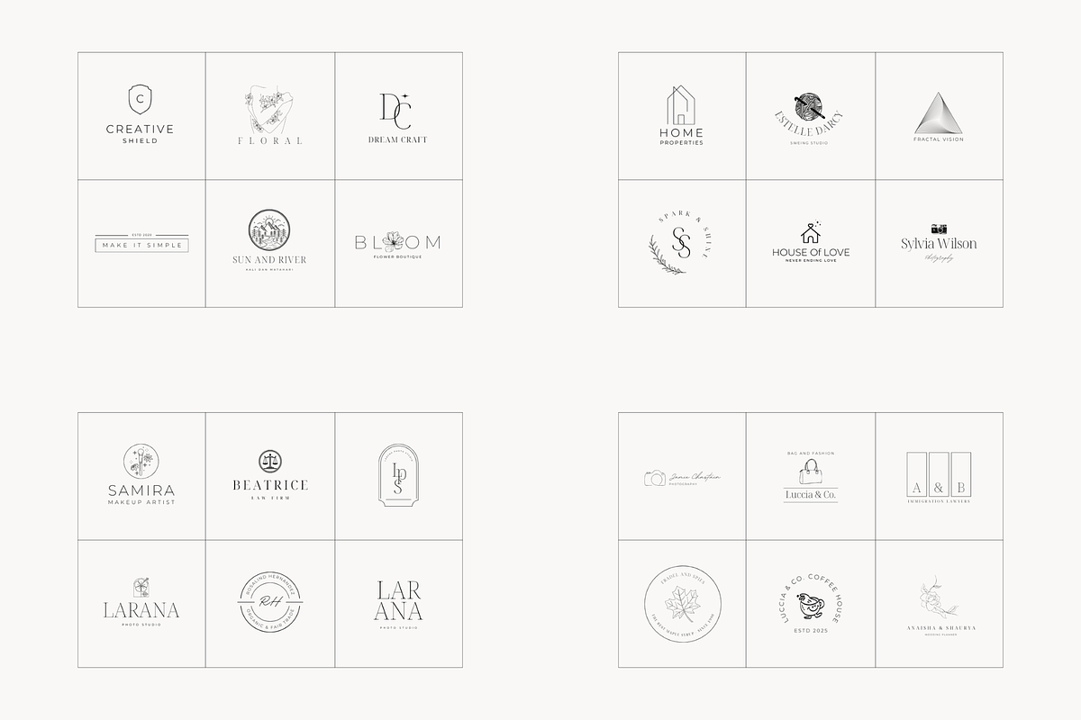 Minimal Logo Kit Bundle Volume 2, a Branding & Logo Template by Studio Kumo (Photo 6 of 13)