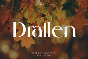 Drallen Modern Ligature Serif Font