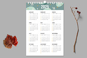 Clean 2025 Calendar Design Template, a Stationery Template by ContestDesign (Thumbnail 1 of 3)
