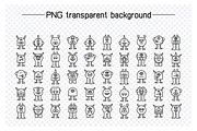 100 Cute Monster Character Icons Set, an Outline Icon by Designfour (Thumbnail 2 of 7)