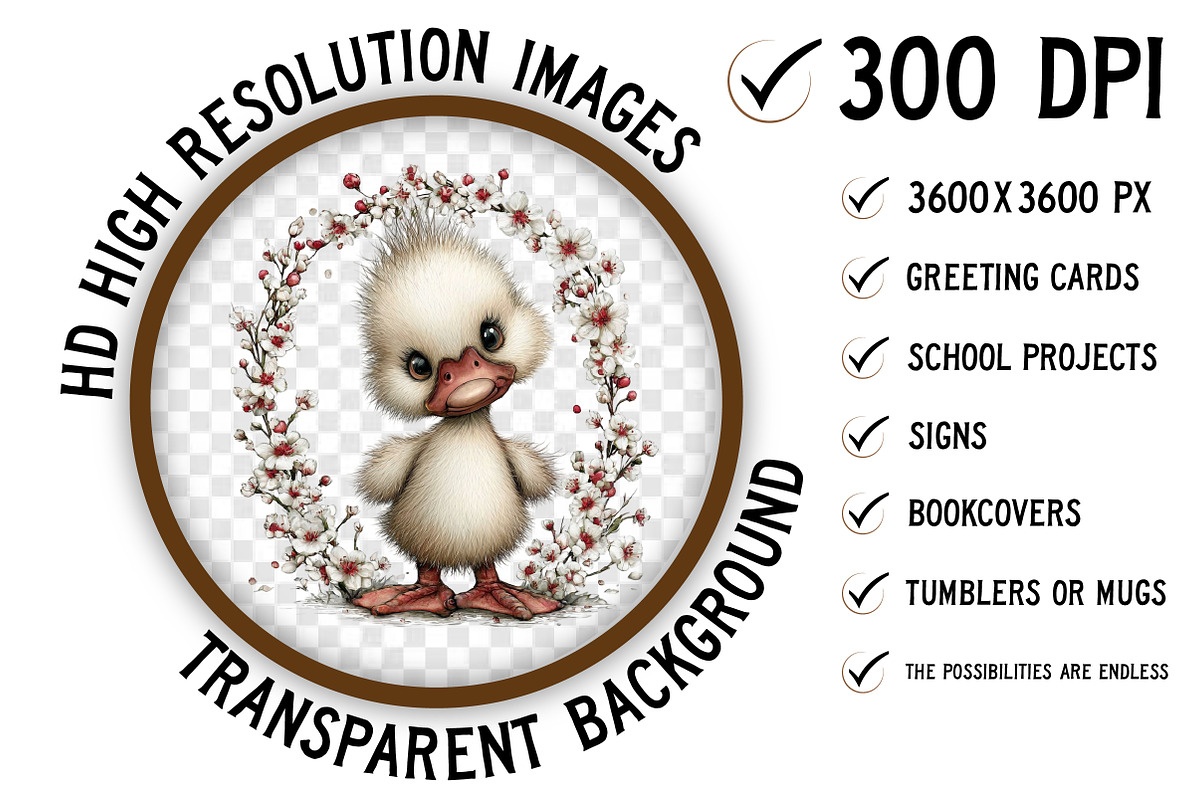 Spring Animals Clipart Png Bundle, an Illustration by Craft Nest (Photo 2 of 8)