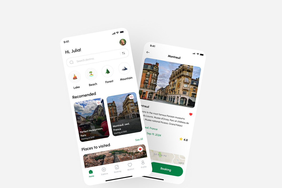 SetGo - Travel App UI Kit, an App Template by Zee UI (Photo 9 of 9)