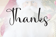 Santa | Script Font, a Handwritten Font by Scratchones (Thumbnail 9 of 9)