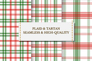 Christmas Tartan Pattern, a Pattern Graphic by wind mill (Thumbnail 1 of 2)