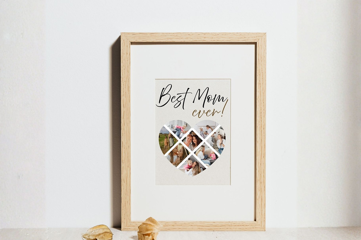 Mother’s Day Photo Collage Canva, a Design Template by GraphiCarola (Photo 4 of 6)