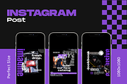 Inquite Hypebeast Instagram Template, a Social Media Template by Shinra Labs (Thumbnail 2 of 5)