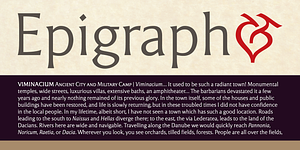 Epigraph, a Serif Font by PESIC