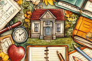 Rustic Back-to-school Cottagecore, a Background Graphic by Printable Treasure (Thumbnail 4 of 5)