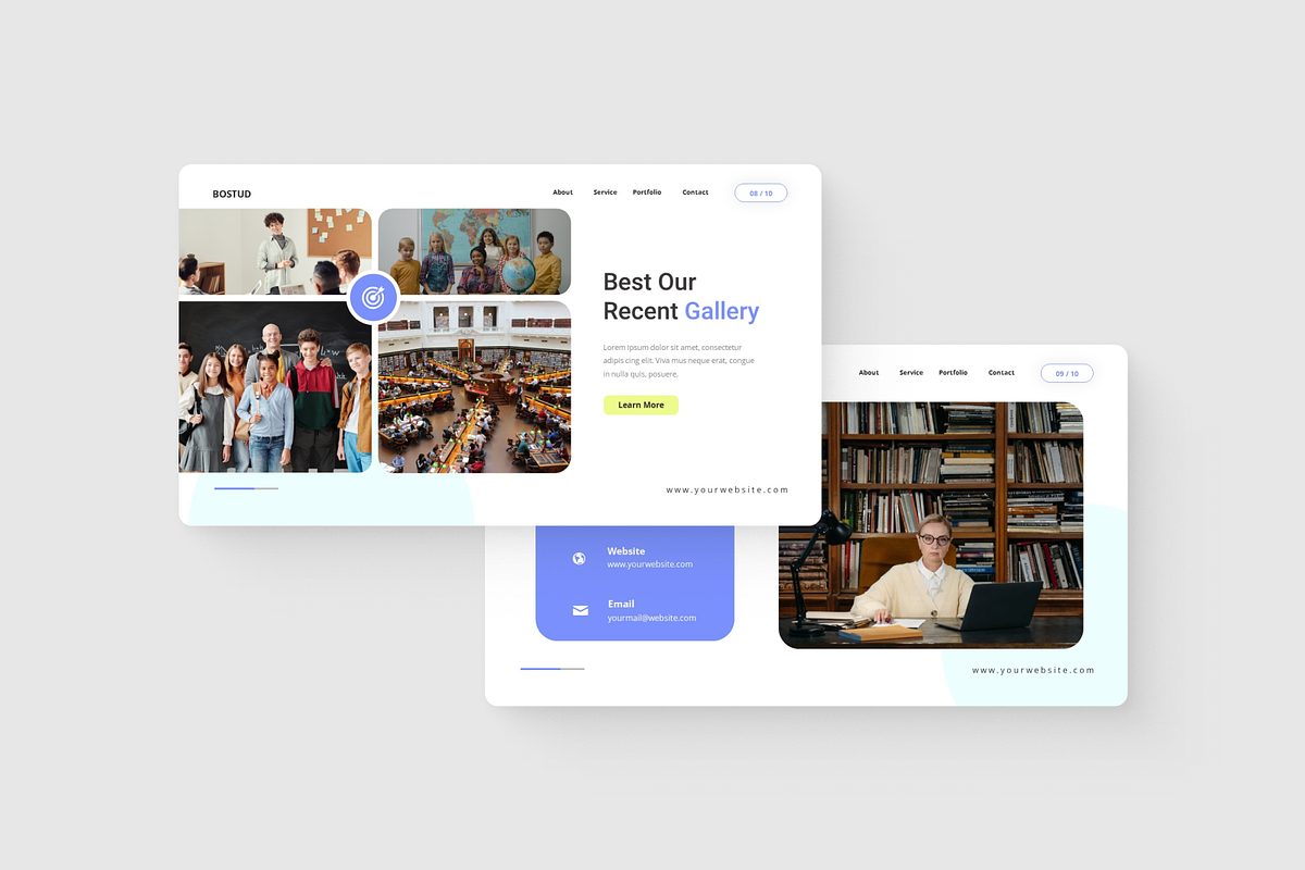 Education Presentation PowerPoint, a Presentation Template by Annora Studio (Photo 4 of 5)