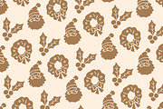 Christmas Icons Linocut Bundle, an Illustration by ClayStudio (Thumbnail 8 of 8)