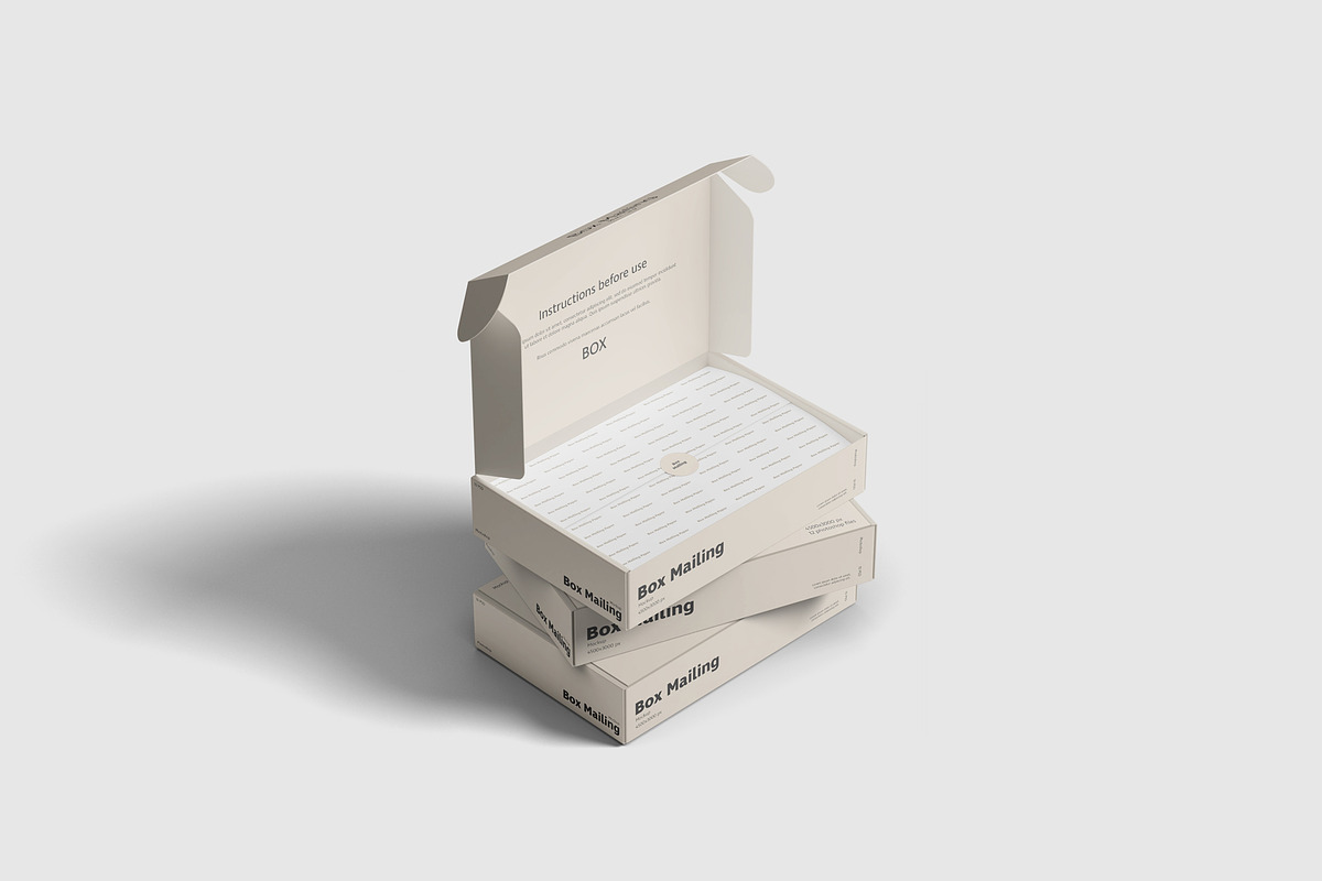 Mailing Box Mockup, a Packaging Mockup by scribrostudio (Photo 12 of 13)