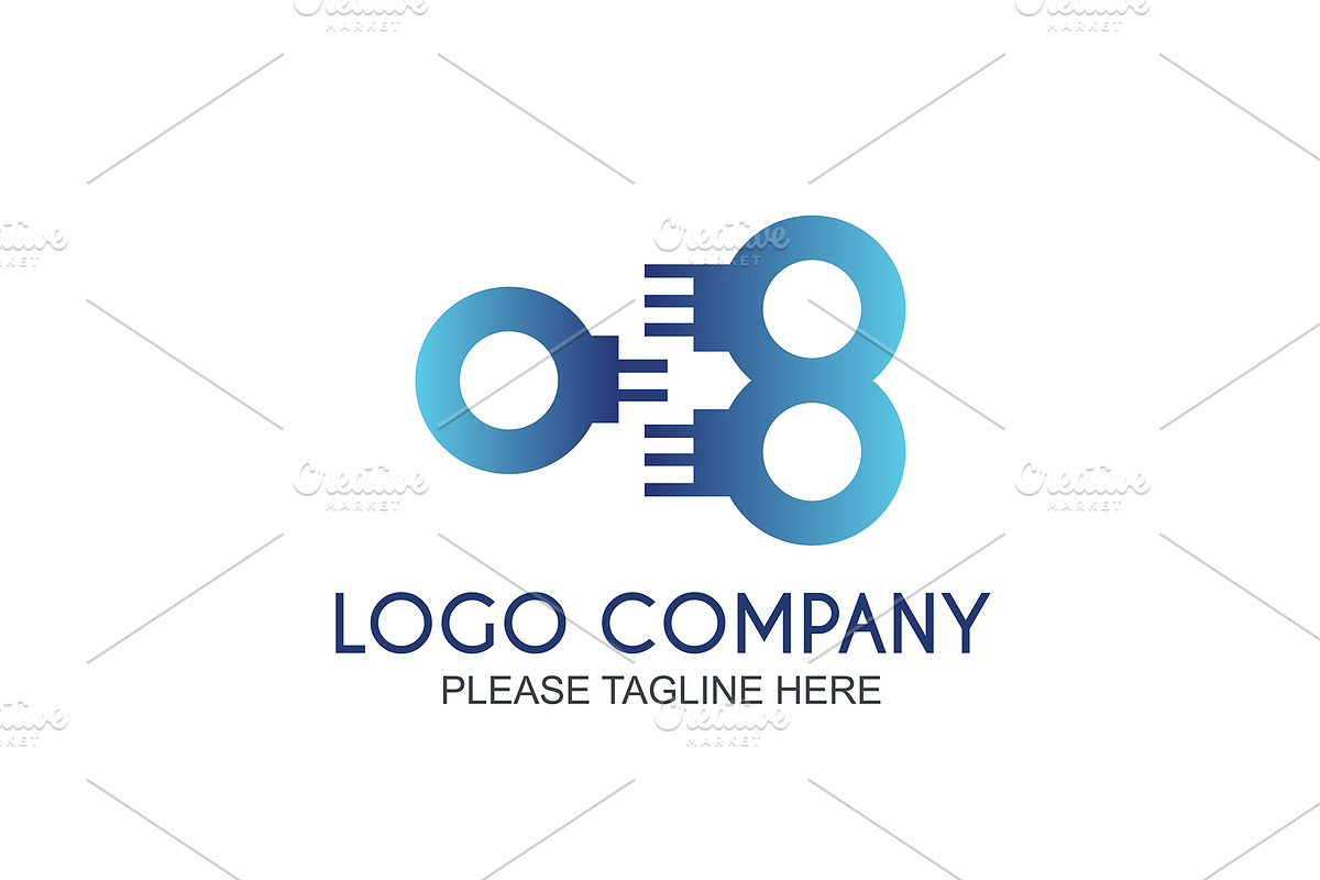 20 Logo Connecting Templates Bundle, a Branding & Logo Template by Friendesigns (Photo 11 of 21)