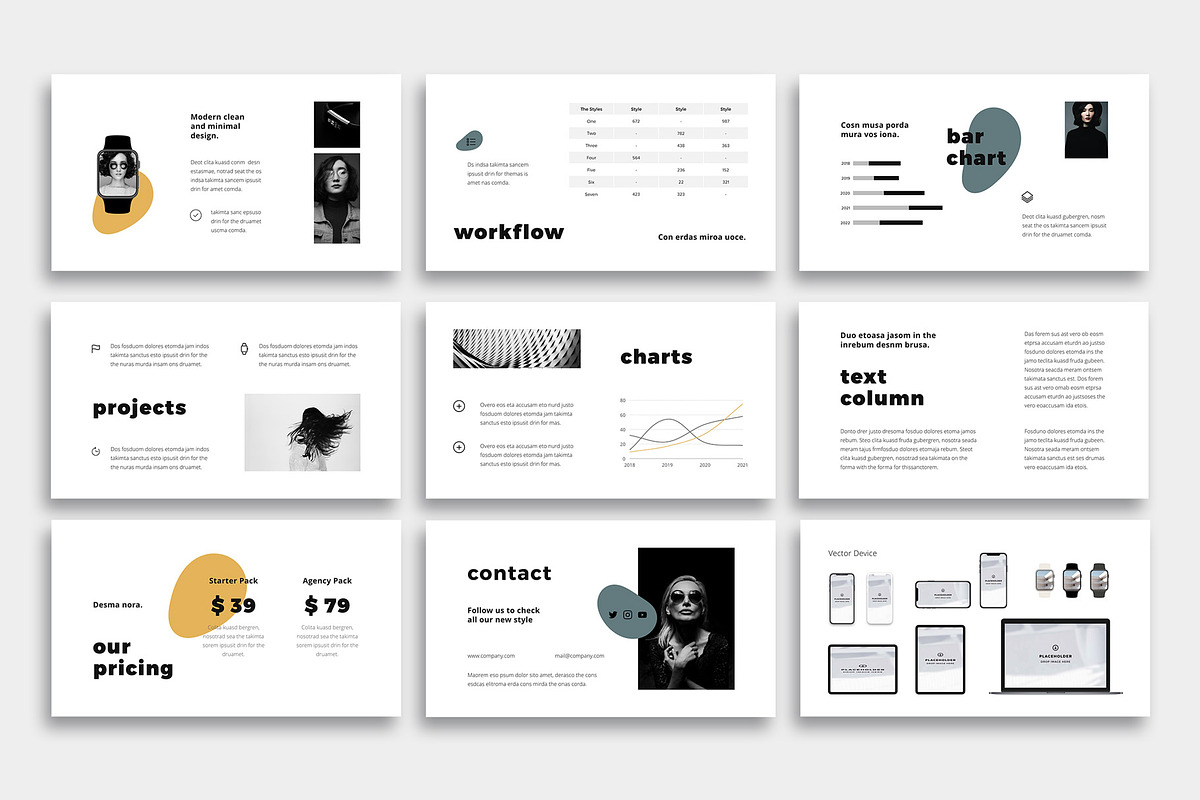 MOSY - Modern Powerpoint Template, a Presentation Template by PixaSquare