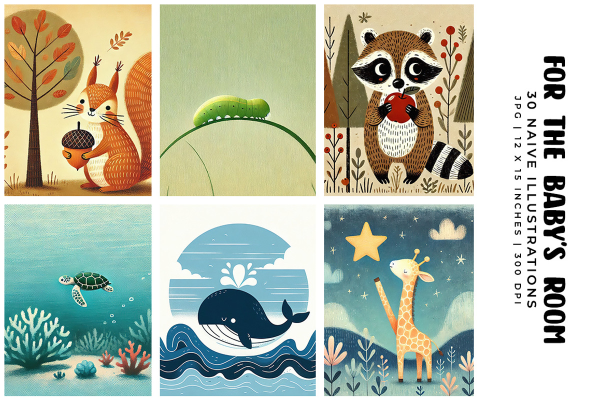 For the Baby's Room, a Decorative Illustration by Digital Art Creations (Photo 5 of 10)