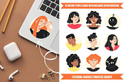 10 Flat User Avatar Icon Set, an Icon by YuskinKot (Thumbnail 2 of 4)